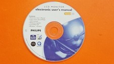 ⭐️⭐️⭐️⭐️⭐️Philips LCD Monitor Electronic User's Manual Version 3.3 PC CD  picture