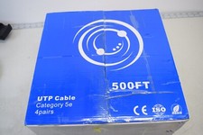 VIVO  Cat5e 4 pair LAN Ethernet Cable gray. Appears mostly full? picture