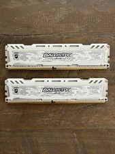 Crucial Ballistix Sport 32GB 2x16GB DDR4 2400MHz RAM White BLS16G4D240FSC picture