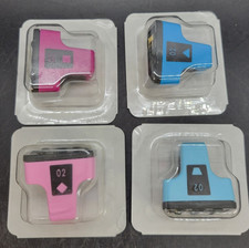 OEM HP- c8772 w ink -c8774w- c8775w- c8771w/ 02 ink cartridges picture