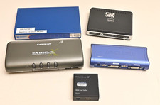 Lot of 5 IT Items Juniper NS-5GT D-Link DES-1105 IOGear Trendnet KVMs TRULink picture