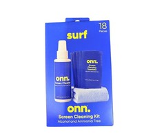 Onn. Surf Screen Cleaning Kit 18 Piece Alcohol & Ammonia Free New Sealed LCD TV picture