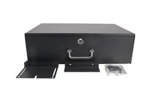 3U 19” Drawer Rack Mount, Deep Drawer, DJ or IT Equipment Storage Case w/Lock picture