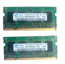 Samsung 2 x 512MB 2Rx 16 PC2-5300S M747O0T6554EZ3-CE6 RAM Memory picture