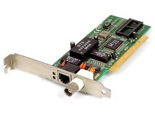 Realtek 05-01-0248-02 RTL8029AS PCI 10Mbit RJ45 & BNC Ethernet Network Card picture
