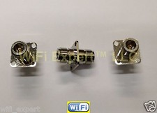 N Female to N Female type jack in series flange mount RF Adapter Connector USA picture