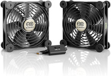 MULTIFAN S7 Quiet Dual 120mm USB Fan for Gaming Console and Computer Cooling picture