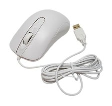 HP USB Wired Mouse White 926943-001 927233-001 picture