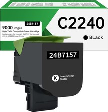 24B7157 High Yield Black Toner for Lexmark C2240 XC2235 Laser Printer 1 Pack picture