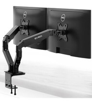 EVEO Dual Monitor Arm- Ergonomic Monitor Stands for 2 Monitors for 10