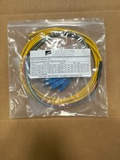 12 Strand Singlemode SCUPC 250um Fiber Optic Pigtails with Jacket - 10 Pigtails picture