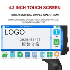 Handheld Inkjet Printer 50mm Date Code Expiry Date Coder for Corrugated Box picture