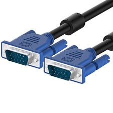 Rankie VGA to VGA Cable, Male to Male Monitor Cable for PC Laptop, 6 Feet picture