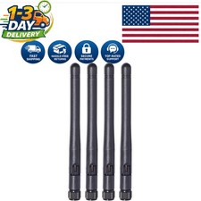 Versatile 4-Pack SMA Male Dual Band WiFi Antennas for Backup Cameras & Monitors picture