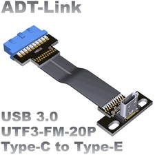 ADT-Link USB3.0 Interface Expansion Adapter Cable Type-C to 19P/20P Motherboard picture