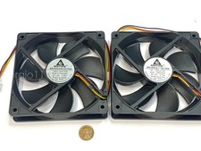 2 x GDSTIME Computer Case fan Large 12V 3Pin 120mm 25mm gda blower 1225 picture