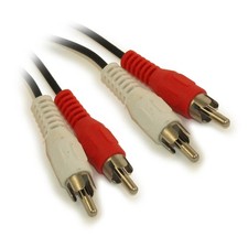 12ft 2 Wire RCA Audio Cables  Male/Male (General Duty) picture