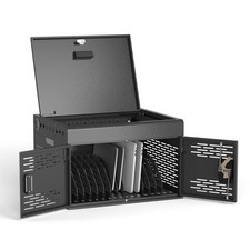 POCHAR 16-Device Locking Steel Charging Cabinet for iPads Chromebooks Laptops picture