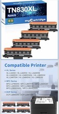 myCartridge TN830XL TN830 TN830 XL Toner 4 Pack Replacement for Brother TN830XL picture