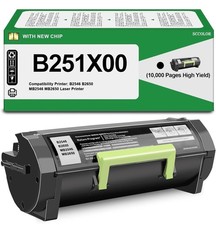 B251X00 Black Toner Cartridge for Lexmark B251X00 B2650dn B2546dw MB2546adwe picture