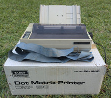 Tandy DMP 130 Vintage Dot Matrix Printer 26-1280 with Box As Is Untested picture