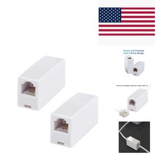 2 Pack RJ11 Inline Couplers for Clear Telephone Connections – Easy Installation picture