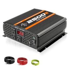 Watt car Power Inverter 12V to 110V /120V, 2000+ watt invertor for RV semi 2500 picture