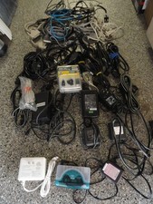 Huge Mixed Bundle lot of AC/DC Adapter, Printer, Computer, power supply, cables picture