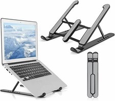Laptop Holder Stand Adjustable Foldable Portable for Notebook Computer Desk picture