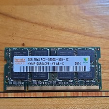 Hynix 2GB 2Rx8 SODIMM PC2-5300S-555-12 HYMP125S64CP8-Y5 AB-C DDR2 Laptop Memory picture