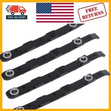 4-Pack Black Hard Drive Mounting Rails - Durable ABS Plastic, Easy Install picture