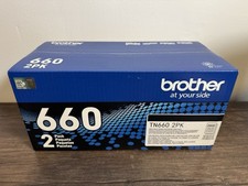 Brother Genuine High Yield Black Toner Cartridge Twin Pack TN660 2PK (TN6602PK) picture