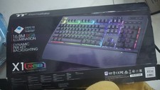 NEW NIB Thermaltake 16.8 RGB key backlighting Wired Gaming Keyboard  picture