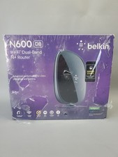 Sealed Belkin N600 DB Wi-Fi Dual Band 300 Mbps 4 Port Wireless N+Router F9K1102 picture
