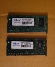 2 x 1GB DDR2 RAM for Laptops - PC2-6400 / 200-pin / 800 MHz /  SSY2128M8-JGE3B picture