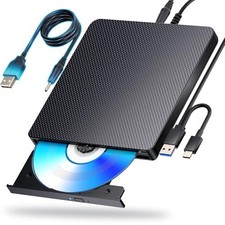LiteOn External Blu-ray Drive USB-C/USB-A Read Write New [Age 13+] picture