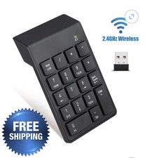 Wireless Number Pad TSV Numeric Keypad Numpad 18 Key for Laptop,PC,Desktop,Etc picture