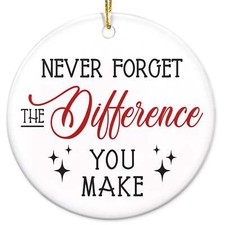 Coworker Gifts for Men, Women, Christmas Ornaments - Retirement, Thank You, Appr picture