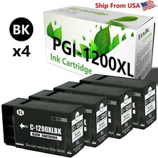 4-PK PGI 1200XL PGI1200 Ink Cartridge for MAXIFY MB2720 MB2020 MB2320 (Black) picture