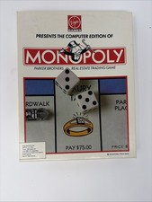 Monopoly Computer Edition (Virgin Games, 1991) PC Big Box Game (excellent cond) picture