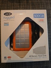 LaCie Rugged 500GB External Portable Hard Drive, USB2, Firewire 400 800, RUGFWSA picture