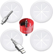 4 Pack TV Cord Hider for Wall Mounted TV, 2-3/8