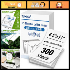 300 Sheets Thermal Printer Paper 8.5x11