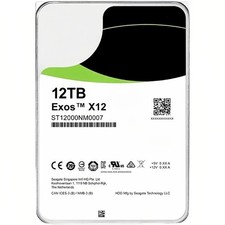 FOR SEAGATE EXOS X12 ST12000NM0007 12TB7200PRM SATA 6G 512e 3.5
