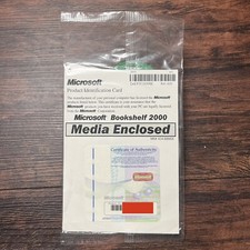 Brand New Microsoft Bookshelf 2000 CD with COA and Product Id picture