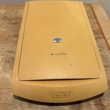 HP ScanJet 2200c Flatbed Scanner C8500A - No Power Cord, Untested READ picture