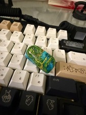 Jelly Key Artisan Keycap – Green Dragon (Dragons of Eden Series) picture