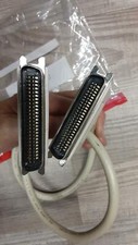 Unused 3 Foot C50/C50(Male/Male) SCSI Cable(Beige) Aluminum Mylar/Gold Plate Mac picture