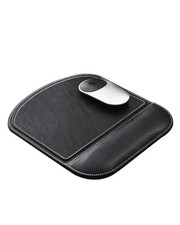 Mouse Pad with Wrist Rest, PU Leather Non-Slip Ergonomic Office Gaming Mousepad picture