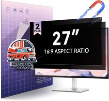 Protector de pantalla de privacidad para monitor 16:9 con bloqueo antirreflejos picture